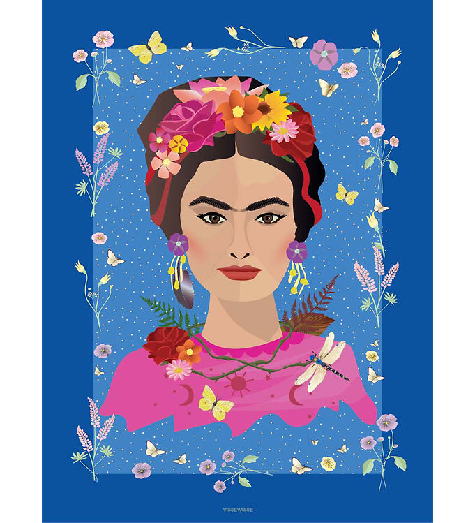Vissevasse Kort - 15x21 cm - Frida Kahlo