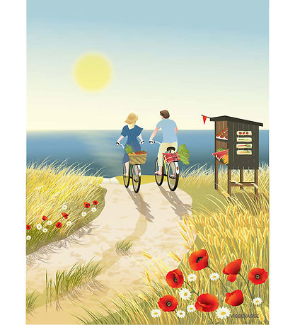 Vissevasse Plakat - 30x40 cm - Sommerliv Vissevasse Plakat - 30x40 cm - Sommerliv
