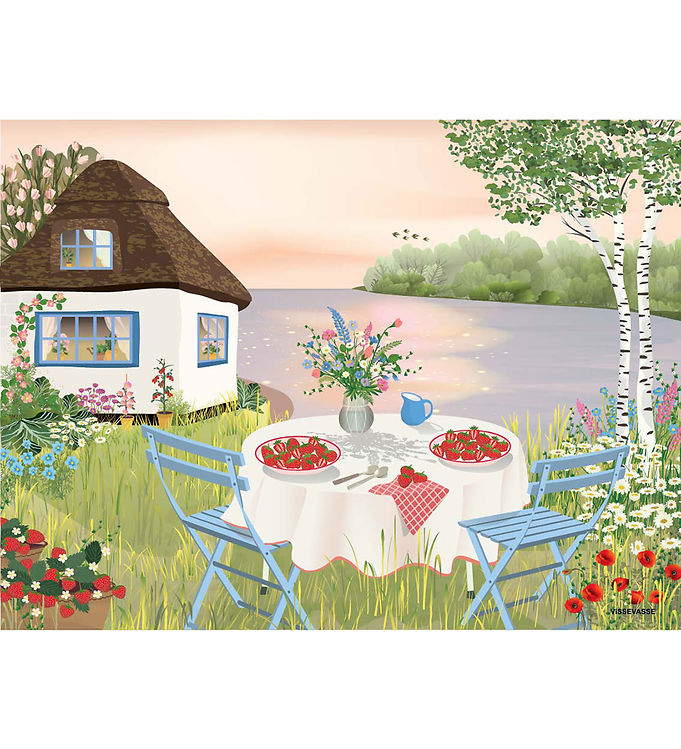 Vissevasse Plakat - 50x70 cm - Sweet Strawberries