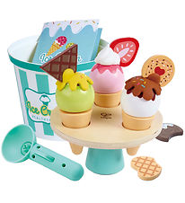 Hape Legesæt - 19 Dele - Ice Cream Buckey Playset