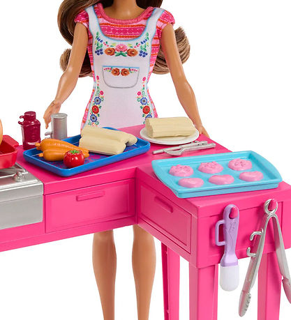 Barbie Dukkesæt - 30 cm - Recipe For Friendship Teresa's Køkken Barbie Dukkesæt - 30 cm - Recipe For Friendship Teresa's Køkken