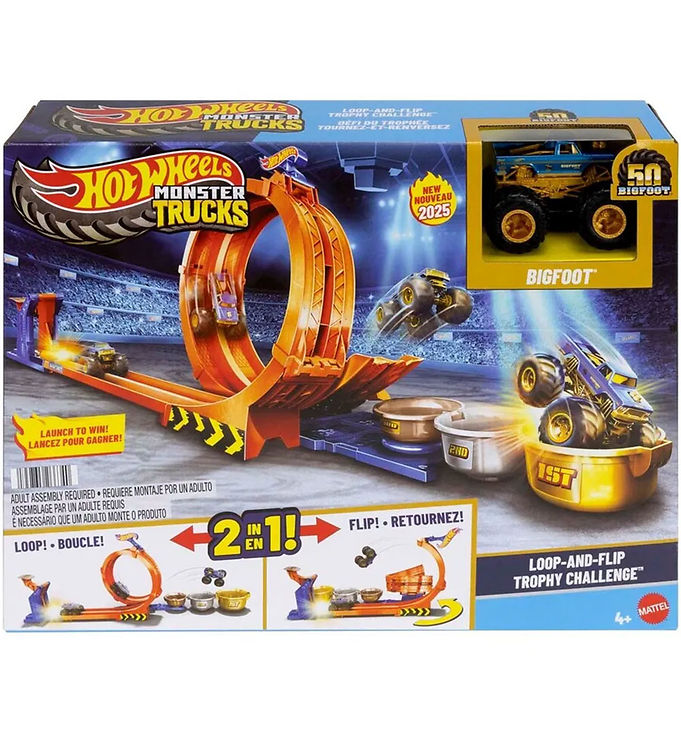 Hot Wheels Racerbane - Trucks Loop & Flip Trophy Challenge