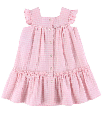 Emporio Armani Kjole - Pink Vichy