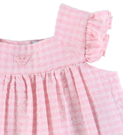 Emporio Armani Kjole - Pink Vichy