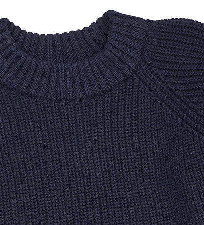 Copenhagen Colors Bluse - Strik - Navy Copenhagen Colors Bluse - Strik - Navy