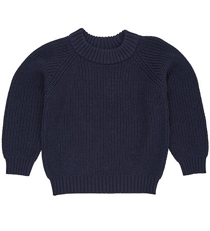 Copenhagen Colors Bluse - Strik - Navy Copenhagen Colors Bluse - Strik - Navy