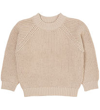 Copenhagen Colors Bluse - Strik - Beige Copenhagen Colors Bluse - Strik - Beige