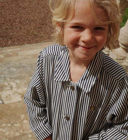 Konges Sløjd Denimskjorte - Fender - Naval Stripe