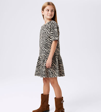 Name It Dress - Denim - NkfZebra - Cerment/BlackZebra