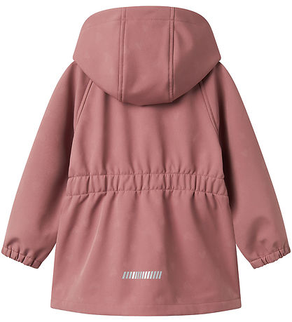 Name It Softshelljakke m. Fleece - NmfAlfa08 - Burlwood m. Magis