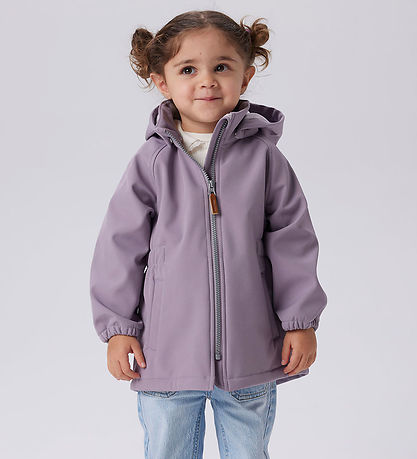 Name It Softshelljakke m. Fleece - NmfAlfa08 - Gray Ridge m. Mag Name It Softshelljakke m. Fleece - NmfAlfa08 - Gray Ridge m. Mag