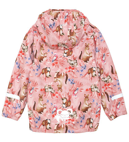 CeLaVi Softshelljakke - Peach Blossom m. Print CeLaVi Softshelljakke - Peach Blossom m. Print