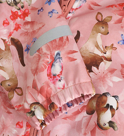 CeLaVi Softshelljakke - Peach Blossom m. Print CeLaVi Softshelljakke - Peach Blossom m. Print