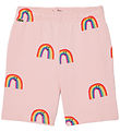 Lacoste Sweatshorts - Pink m. Regnbuer