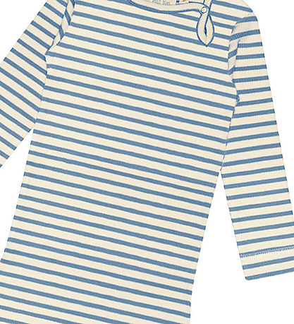 Petit Piao Heldragt - Rib - Modal - Allure Blue/Dark Off White
