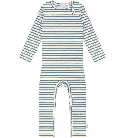 Petit Piao Heldragt - Rib - Modal - Allure Blue/Dark Off White
