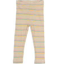 Petit Piao Leggings - Rib - Modal - Bright Rose Multi Stripe Petit Piao Leggings - Rib - Modal - Bright Rose Multi Stripe