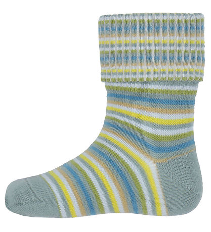 MP Strømper - Granite Green m. Striber MP Strømper - Granite Green m. Striber