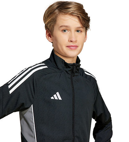 adidas Performance Cardigan - Tiro25 CPRE - Black/Team Grey Four