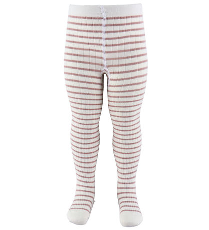 MP Strømpebukser - Rib - Bambus - Kallie - Wood Rose