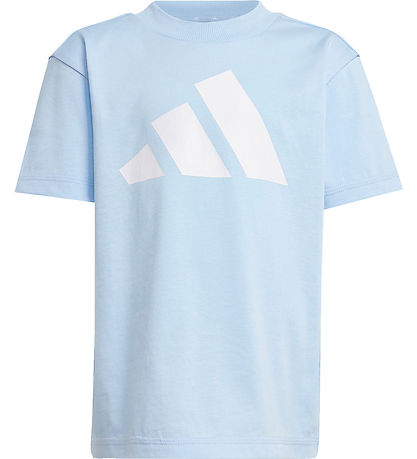 adidas performance Sæt- 160 - Glow Blue/Hvid