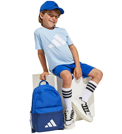 adidas performance Sæt- 160 - Glow Blue/Hvid