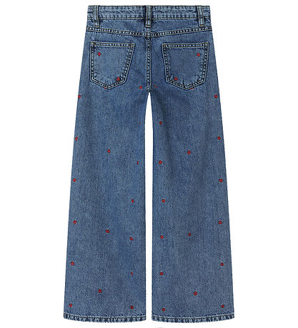 Name It Jeans - Wide - NkfBella - Medium Blue Denim/Heart