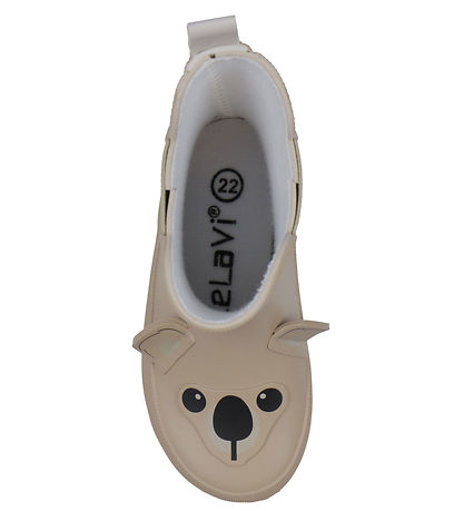 CeLaVi Regenlaarzen - Kort - White Pepper m. 3D-effect