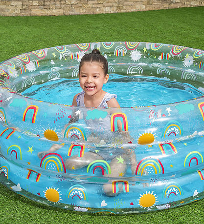 Bestway Badebassin - 150 x 53 cm - Rainbow Splash  Bestway Badebassin - 150 x 53 cm - Rainbow Splash