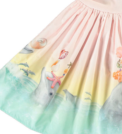 Molo Kjole - Rib - Cissa - Wave Jumping m. Delfiner Molo Kjole - Rib - Cissa - Wave Jumping m. Delfiner