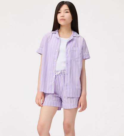 Molo Skjorte - Rara - Purple Rail Stripe Molo Skjorte - Rara - Purple Rail Stripe
