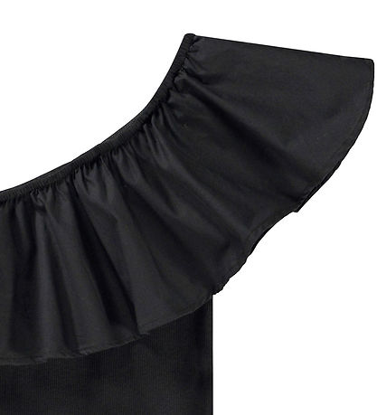 Molo Top - Rib - Rebecca - Sort Molo Top - Rib - Rebecca - Sort