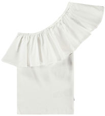 Molo Top - Rib - Rebecca - Crisp White Molo Top - Rib - Rebecca - Crisp White
