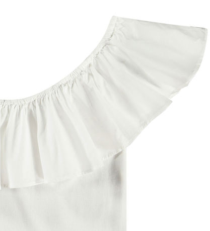 Molo Top - Rib - Rebecca - Crisp White