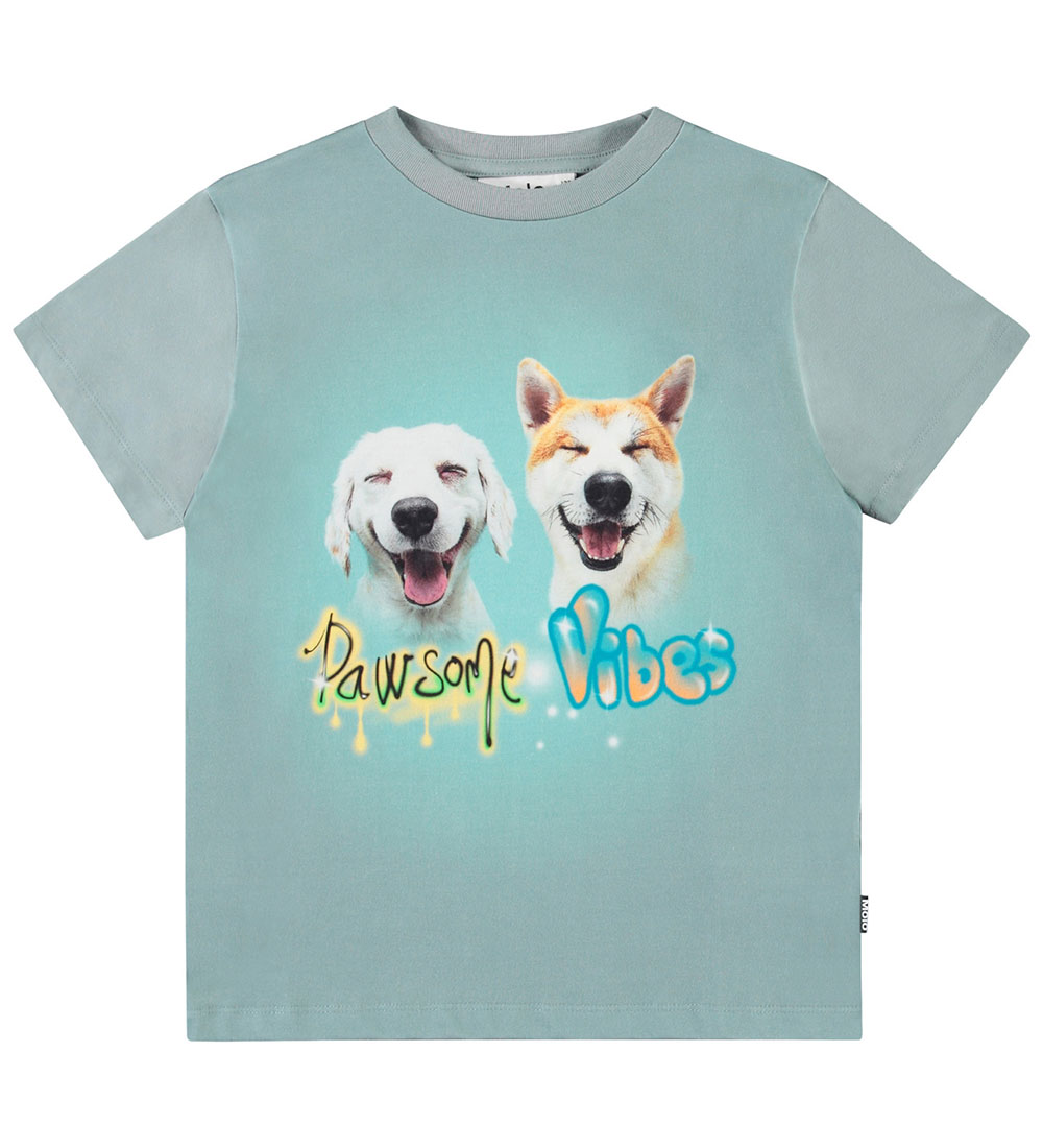 Molo T-Shirt - Rame - Pawsome Vibes - Molo - 3 Jahre (98) - T-Shirts