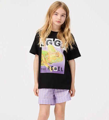 Molo Shorts - Aja - Purple Rail Stripe