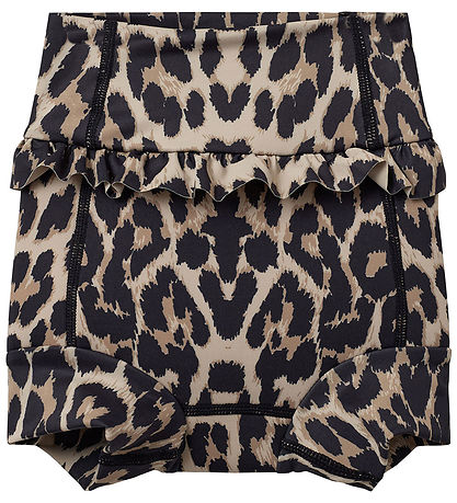 Sofie Schnoor Blebadebukser - Bethsb - UV50+ - Light Brown Leopa