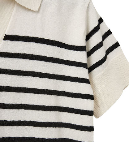Sofie Schnoor Polo - Uld - Off White/Sort