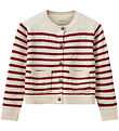 Sofie Schnoor Cardigan - Strik - Off White/Rød Sofie Schnoor Cardigan - Strik - Off White/Rød
