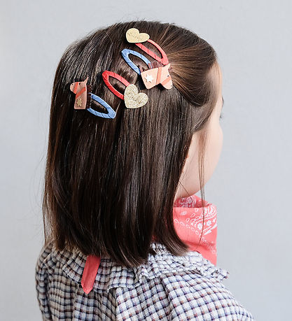 Mimi & Lula Hårspænder - 4-pak - 5 cm - Lucky Horse Mimi & Lula Hårspænder - 4-pak - 5 cm - Lucky Horse