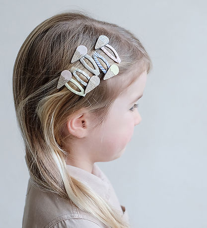 Mimi & Lula Hårspænder - 5-pak - 4 cm - Ice Cream Amalfi