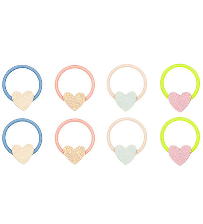 Mimi & Lula Hårelastikker - 8-pak - Dreamy Hearts Dreamland Mimi & Lula Hårelastikker - 8-pak - Dreamy Hearts Dreamland