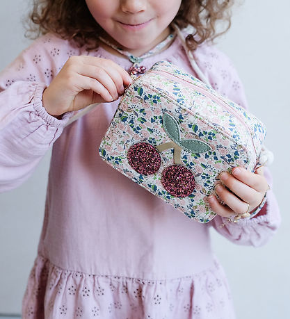 Mimi & Lula Skuldertaske - Floral Cherries Florence