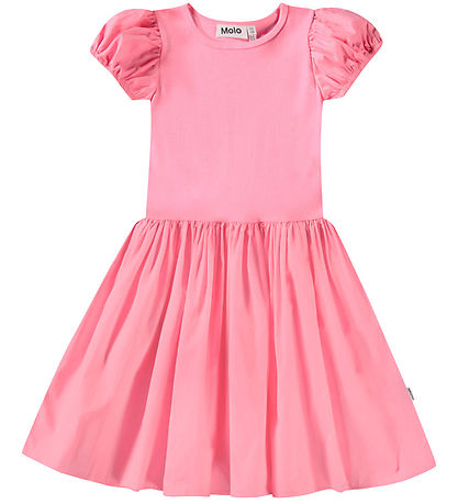Molo Kjole - Rib - Cleopatra - Pink Limonade Molo Kjole - Rib - Cleopatra - Pink Limonade