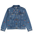 The New Denimjakke - TnNatalia - Medium Blue Denim EMB The New Denimjakke - TnNatalia - Medium Blue Denim EMB