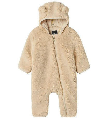 Name It Fleecedragt - Teddy - NbnMayan - Fog