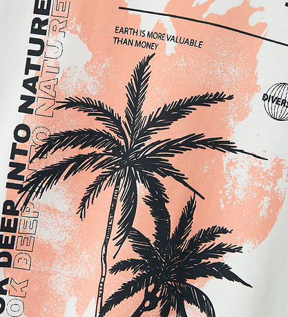 Name It T-shirt - 2-pak - NkmVagno - Bright White/Navy blazer