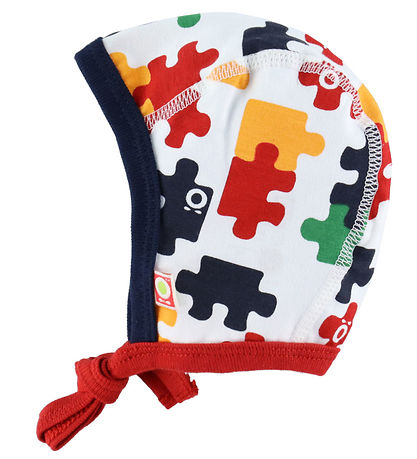 Katvig Babyhjelm - 1-Lags - Hvid m. Puslespil Katvig Babyhjelm - 1-Lags - Hvid m. Puslespil