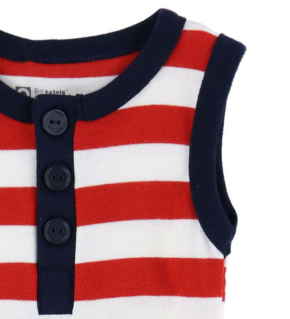 Katvig Body U/Æ - Rød/Hvid Katvig Body U/Æ - Rød/Hvid