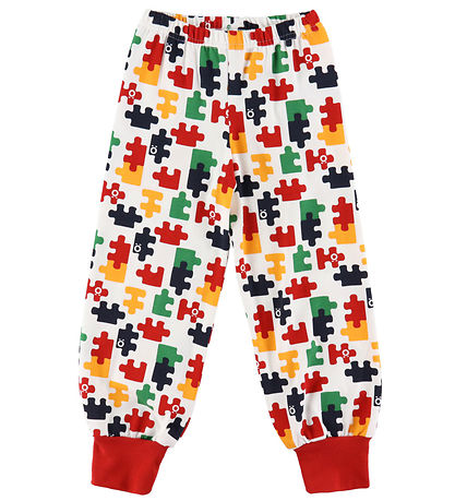 Katvig Nattøj - Hvid m. Puslespil Katvig Nattøj - Hvid m. Puslespil